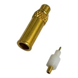 11MMCX-50-2-1-111OE Huber Suhner RF Connector Straight Cable Plug MMCX(m) For EZ86 Cable