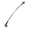 Huber Suhner RF Cable 2 Hole Panel Mount SMA (f) To PCB Mount 150mm