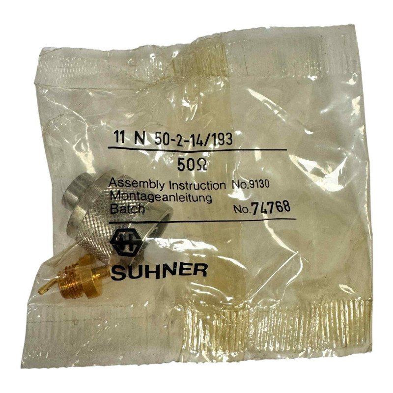 11N50-2-14/193 Huber Suhner RF Connector N Type (m)