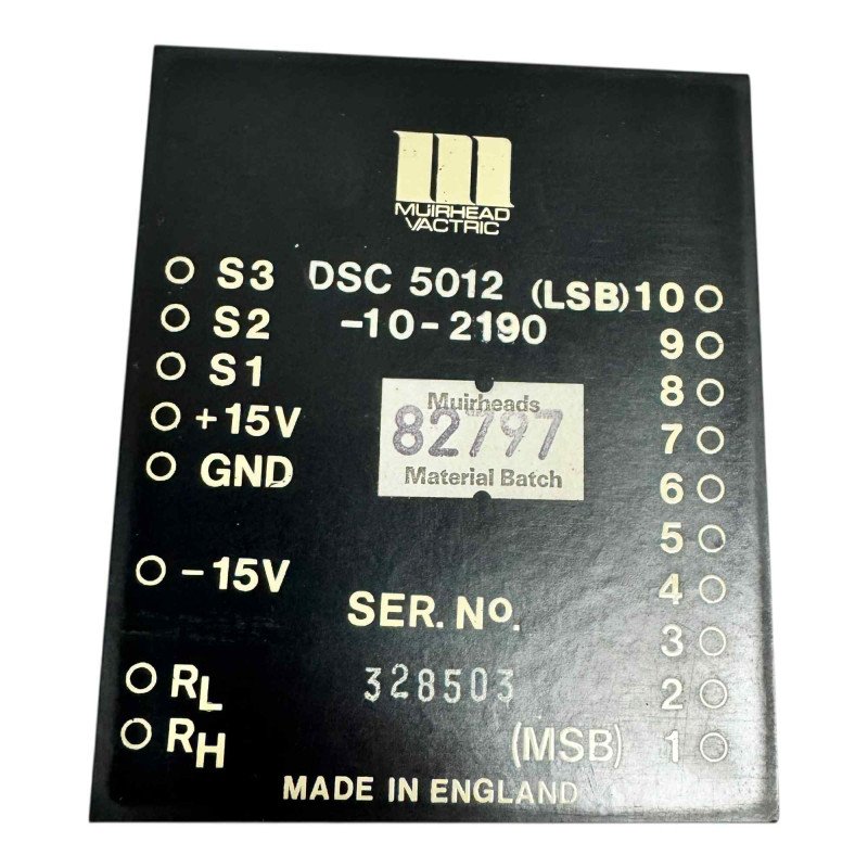DSC5012 Muirhead DC Converter 400Hz 10Bit 90-115Vac