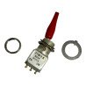 12TW19-8-A004 Honeywell Non Illuminated Toggle Switch Panel Mount DPDT  5A 250Vac  ON-ON