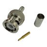 25CHN00000034 CPE RF Connector Straight Crimp Plug BNC (m) For RG58 RG142 Cable