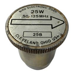 25B Bird Wattmeter Element for Bird 43 50-125Mhz 25W