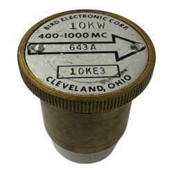 10KE3 Bird Wattmeter Element High Power 400-1000Mhz 10000W