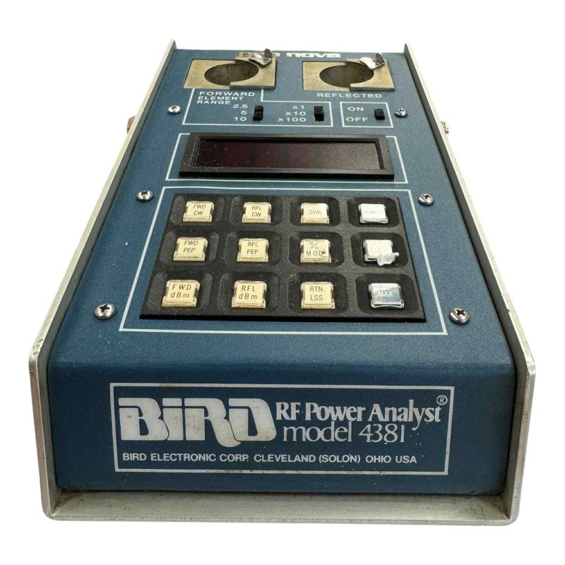 4381 Bird RF Wattmeter Digital Thruline Power Analyst