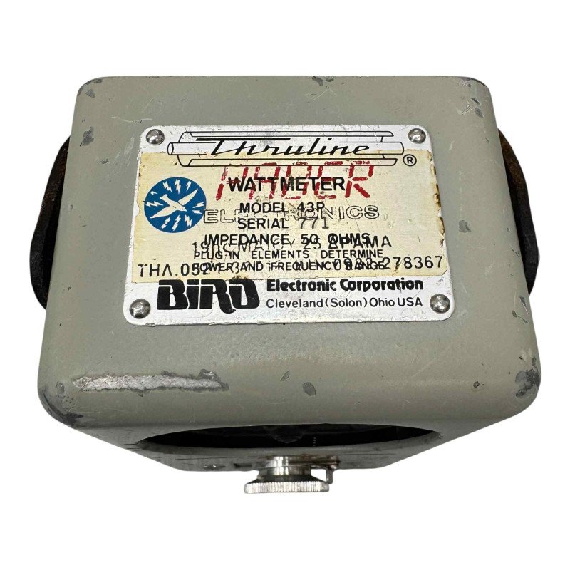 43P Bird RF Wattmeter with Peak Reading Option sn:771