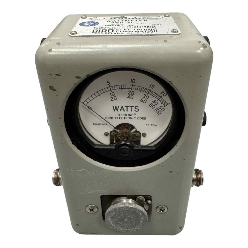 43 Bird RF Wattmeter with Peak Reading Option sn:130963