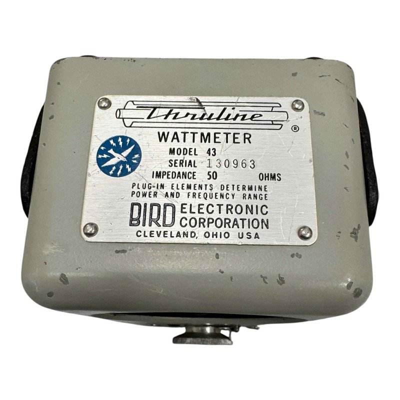 43 Bird RF Wattmeter with Peak Reading Option sn:130963