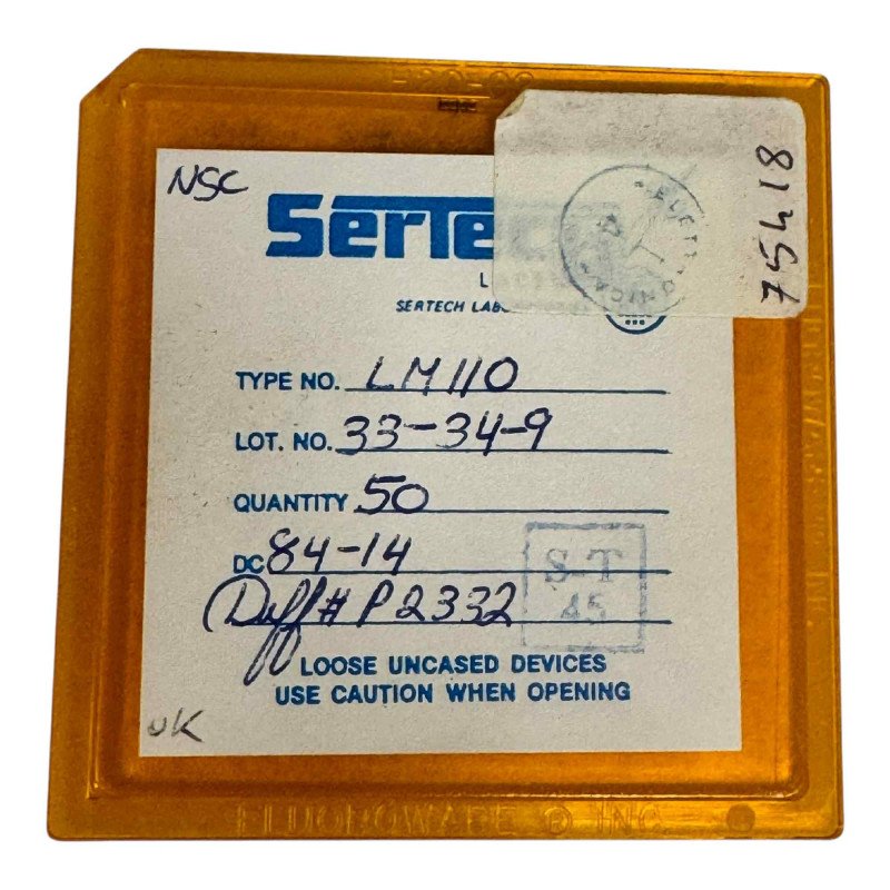 LM110 Sertech Integrated Circuit Die [Qtyx50]