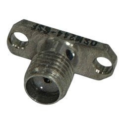 OSM244-6SF Omni Spectra RF Connector 2 Hole Flange Panel Mount Jack SMA (f)