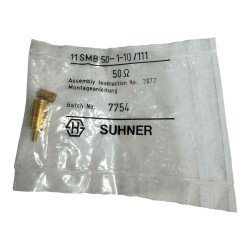 11 SMB 50-1-10/111 Huber Suhner RF Connector Straight Crimp Plug SMB (f)