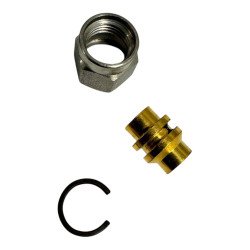 350.043.005 Compel RF Connector Straight Plug SMA For RG402 Cable