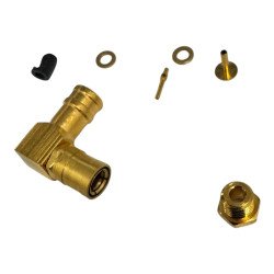 050-011-3196 ITT Sealectro RF Connector Right Angle Plug For RG178 Cable