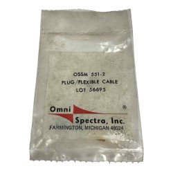 OSSM 551-2 Omni Spectra RF Connector SSMA (m) For RG178 Cable