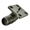 5460-193-1CCSF CDI RF Connector 4 Hole Flange Right Angle Panel Mount Jack SMA (f)