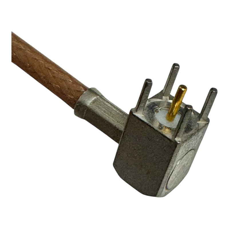 Huber Suhner RF Cable SMC (m) To PCB Mount 200mm