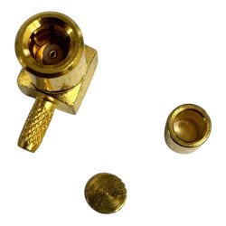 RF Connector Right Angle MMCX (f) For RG316 Cable
