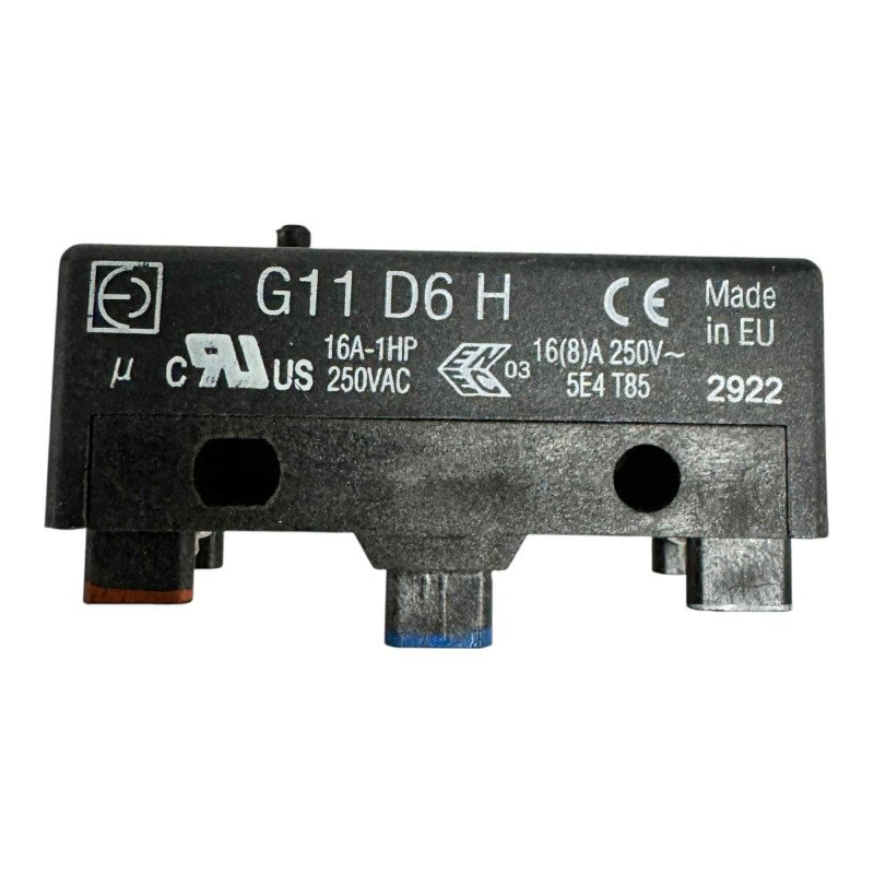 G11 D6 H Momentary Snap Action Pushbutton Switch 16A 1HP 250Vac SPDT