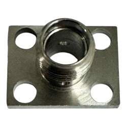Genex RF Coaxial 4 Hole Flange For SMA (F) Connector 12.8x9.5mm