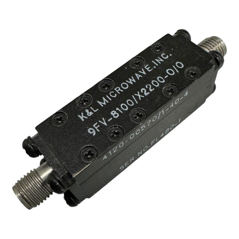 9FV-8100/X2200-0/0 K&L Microwave RF Filter Bandpass BPF CF 8100Mhz 7000-9200Mhz