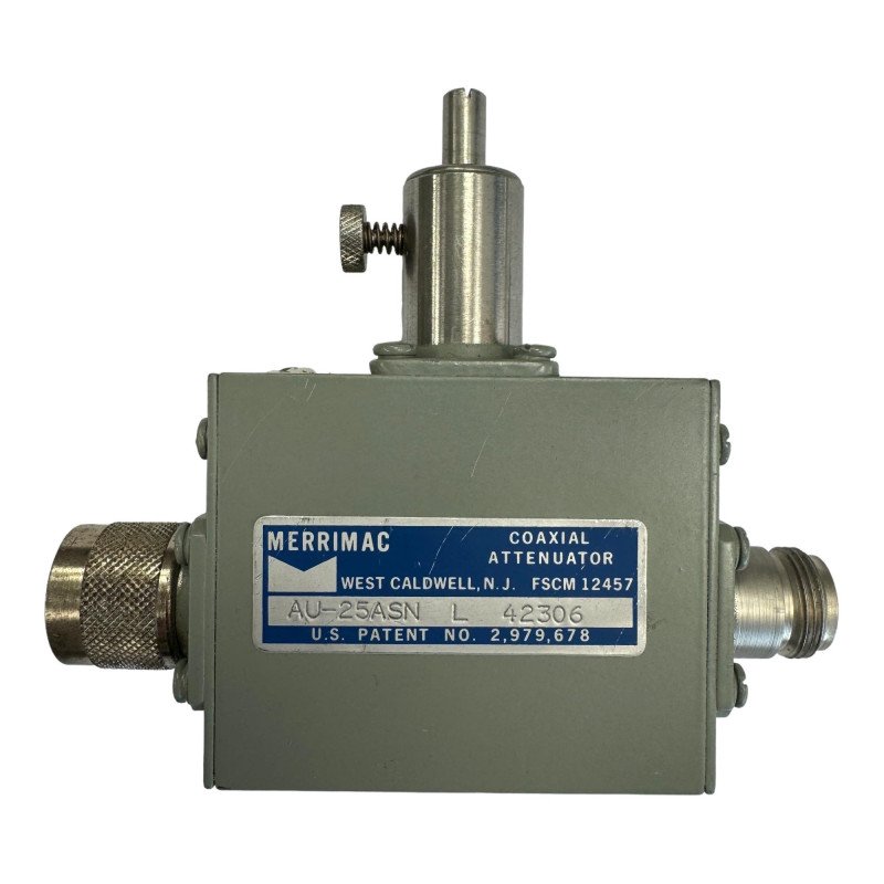 AU-25ASN Merrimac Variable Attenuator 1000-10000Mhz 0-30db 50Ohm N type