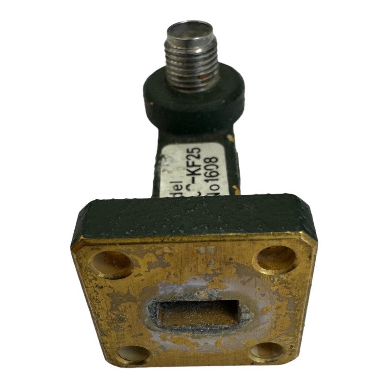 Flann Microwave Waveguide To Coaxial Adapter WR-28 - 2.92mm