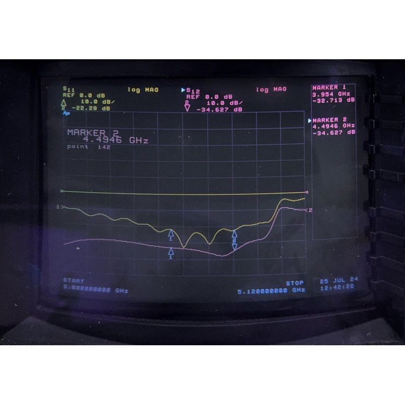 T3ZJ1 Sonoma Coaxial Isolator 4000-4500Mhz Loss: 0.4db Vswr -22db Isol -32db