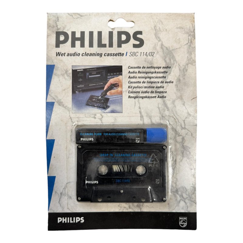 SBC114/02 Philips Wet Audio Cleaning Cassette