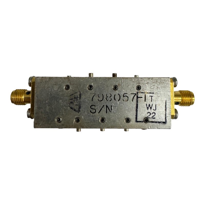 798057-1 RF Microwave Coaxial Filter Bandpass BPF 12400-14850Mhz SMA(f)