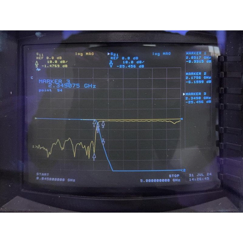 L20CA072 Sivers Microwave RF Filter Low Pass 2000Mhz