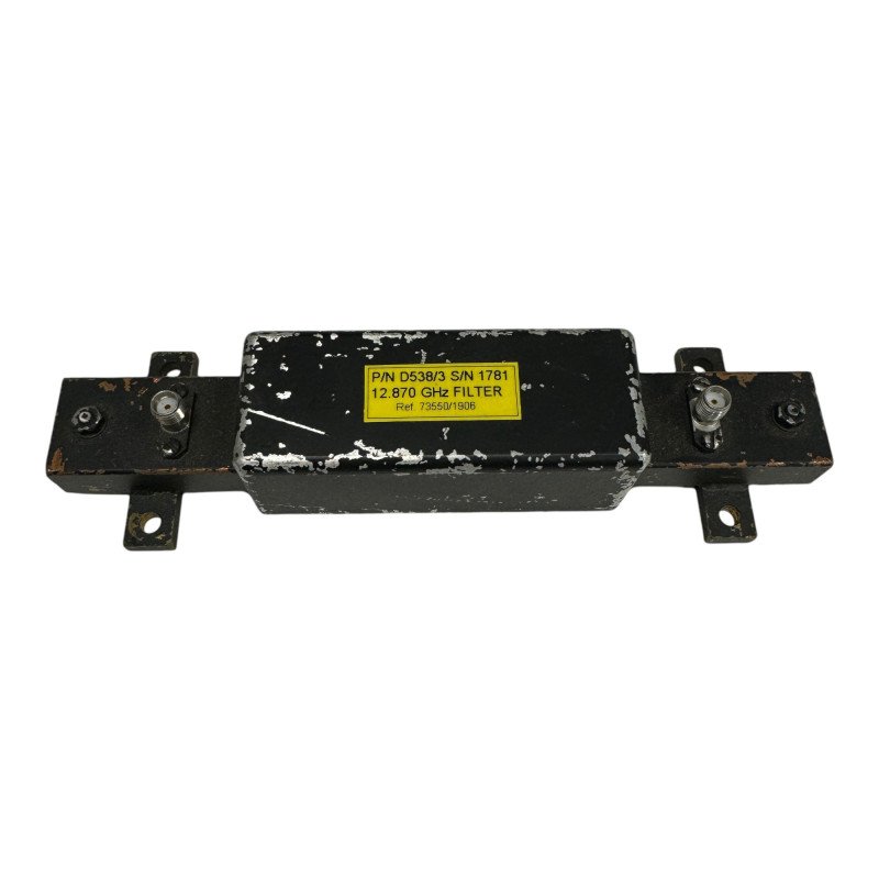 D538/3 Microwave RF Coaxial Bandpass Filter 12870Mhz