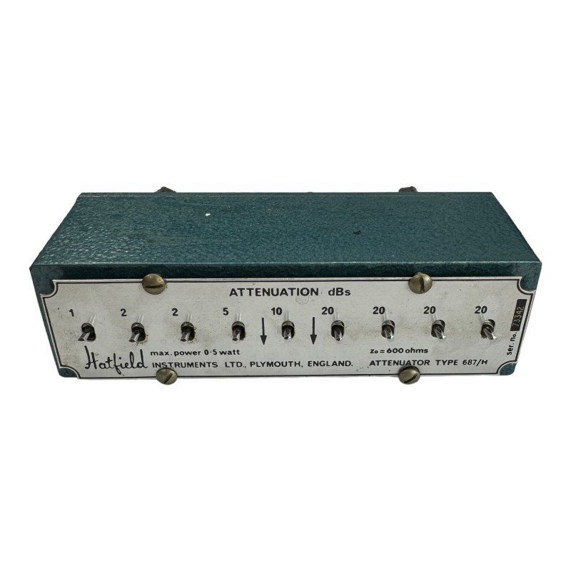 687/H Hatfield Coaxial Variable Attenuator 600 ohms