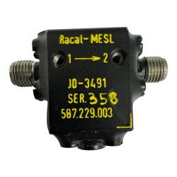 JO-3491 Racal Mesl Coaxial Isolator 11000-18000Mhz Loss: 1db Vswr -16db Isol -24db SMA