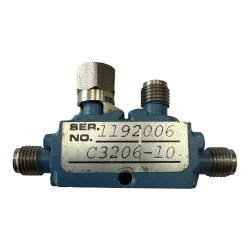 C3206-10 MAC Directional Coupler SMA 7000-12400Mhz 10db SMA 5985-01-208-8701