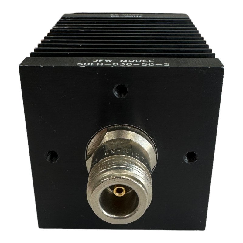 50FH-030-50-3 JFW Coaxial Attenuator 30db DC-3Ghz 50W N Type  - 7/16