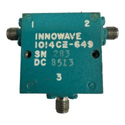 1014CZ-649 Innowave Coaxial Isolator 1200-1400Mhz Vswr -26db Isol -26db Loss 1db