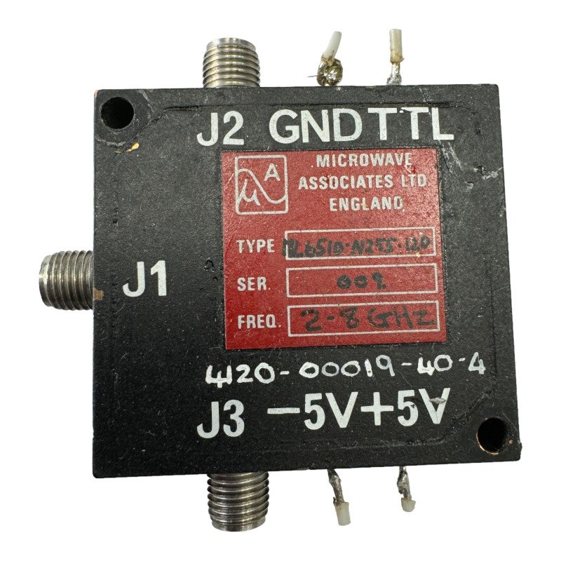 ML6510-N255-120 Microwave Associates SPDT Switch RF 5V 2000-8000Mhz