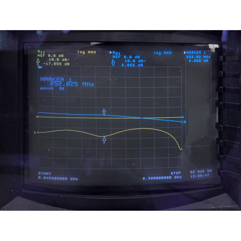 136672-1 Miteq RF Amplifier 20-250Mhz G:33db VSWR -13db 20V BNC