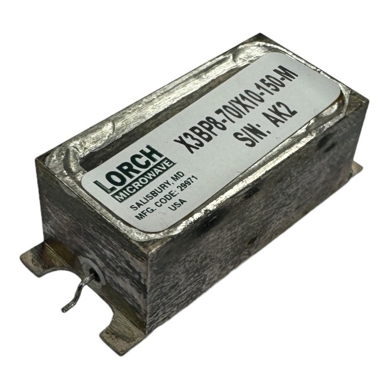 X3BP8-70/X10-150-M Lorch Microwave RF Filter BPF 70Mhz BW 10Mhz