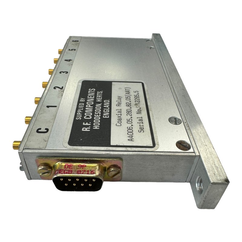 A4006.05.28D.82.05 (AAT) R.F. Components Coaxial Switch 6 Way SMB