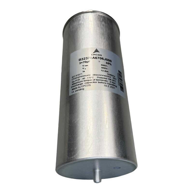 B32378A6706J000 Epcos Film Capacitor 3X 70uF 1.5kV Polypropylene