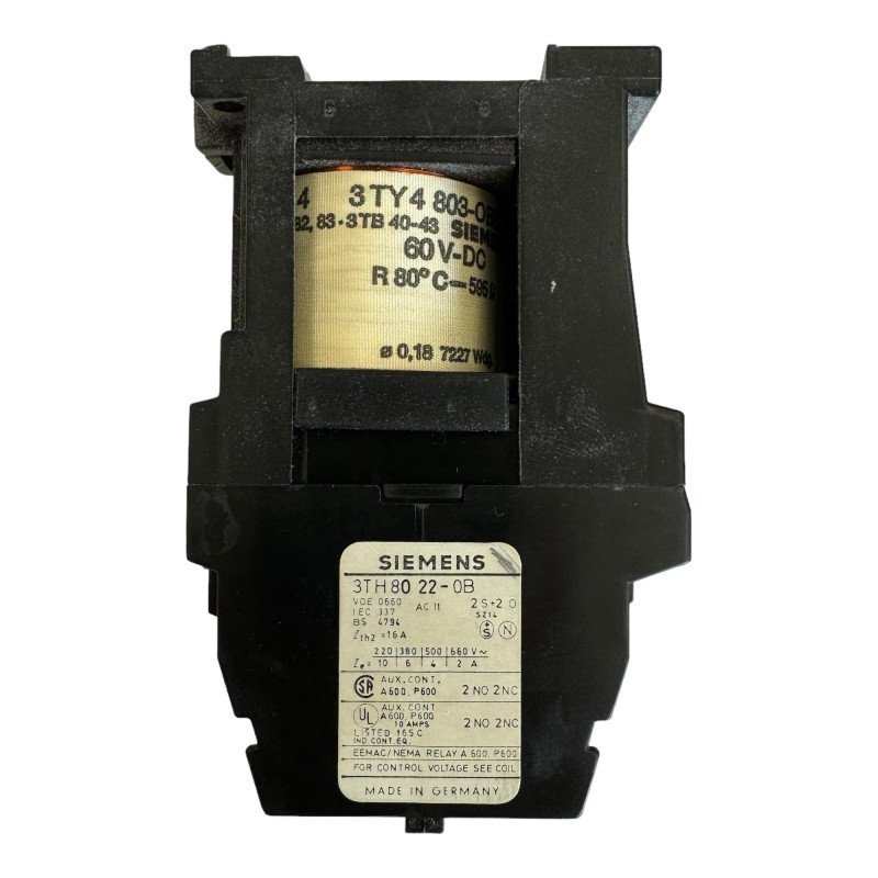 3TH8022-0B Siemens Contactor Relay 6110-12-302-6377