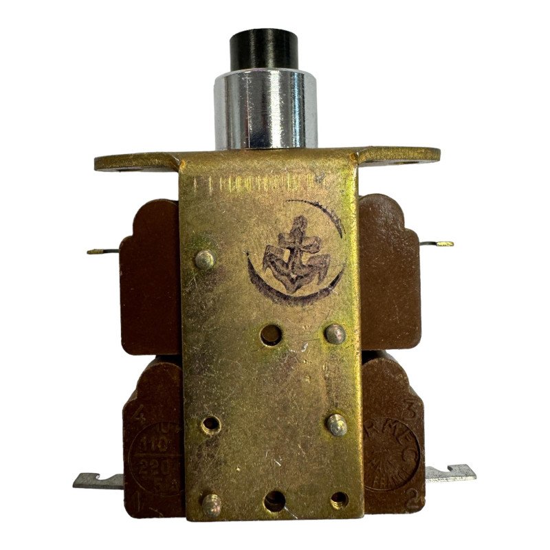 CERMEC Dual SPST Microswitch Pushbutton Mil Spec 5A 220V