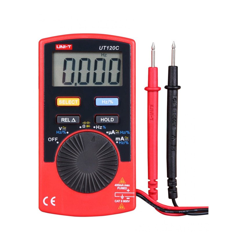 UT120C UNI-T Pocket Multimeter, digital, 4000 Counts