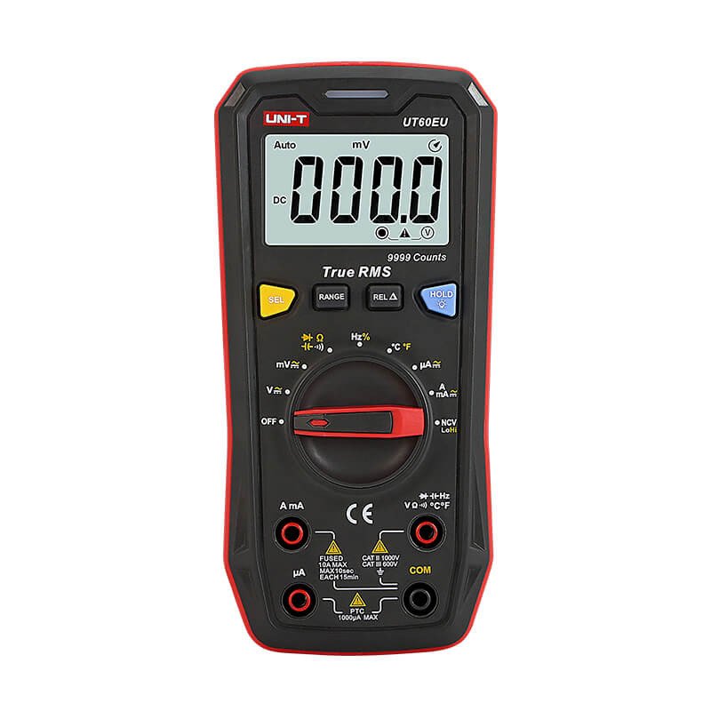 UT60EU UNI-T Digital Multimeter, True RMS, 9999 counts, CAT III 600V