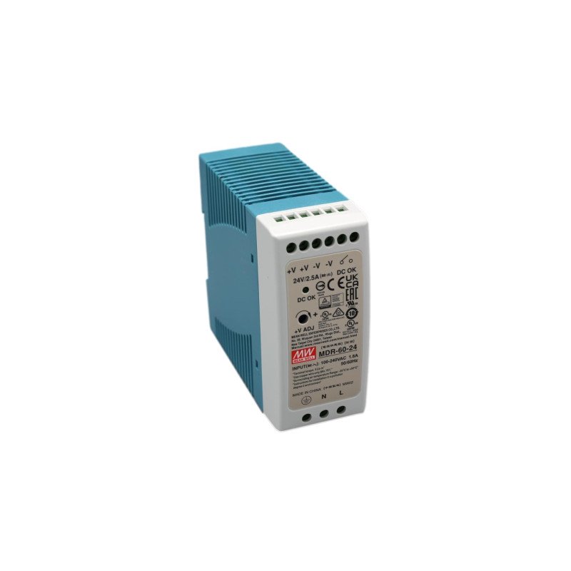 MDR-60-24 Meanwell DIN rail power supply 60W 24V 2.5A